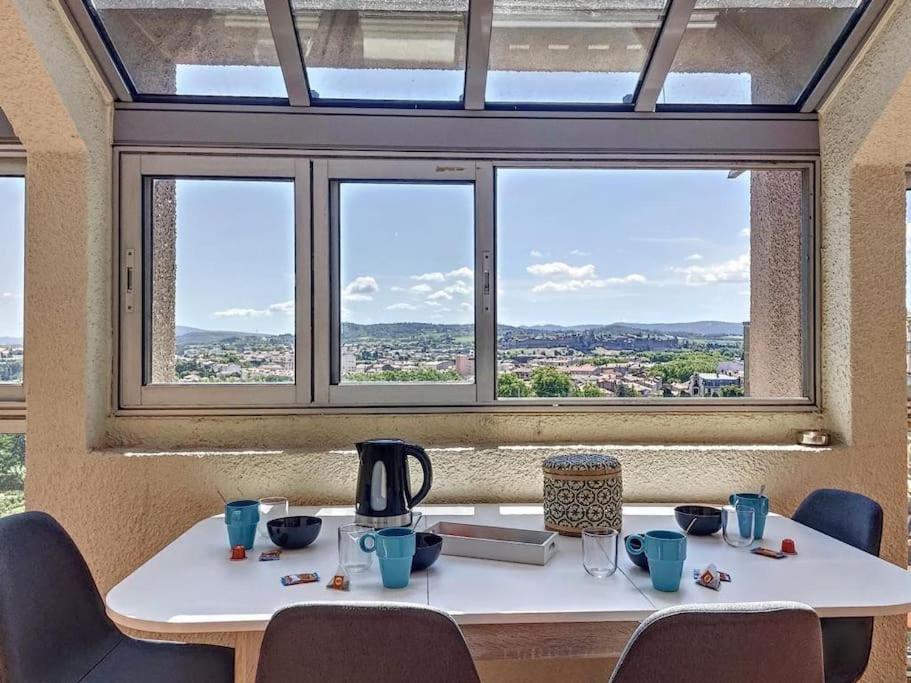 Appartamento Le Panoramique - Sublime Vue Sur La Cite Carcassonne Esterno foto